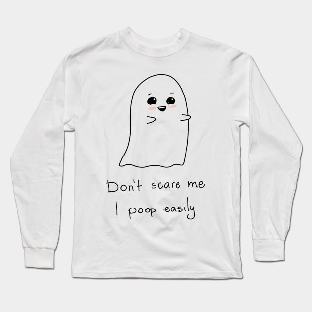 Sweet ghost ghost Long Sleeve T-Shirt by Arpi Design Studio